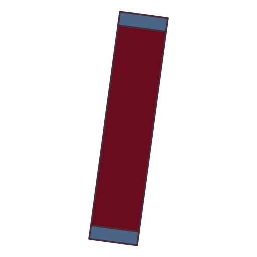 Buchrückenfarbe rot und blau PNG-Design