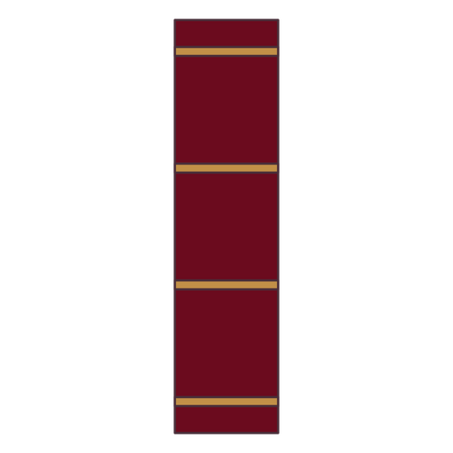 Book bordeaux color stroke spine