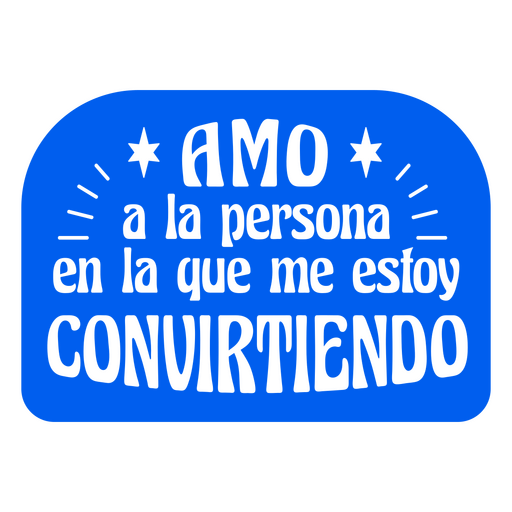 Affirmation cut out spanish quote person PNG Design
