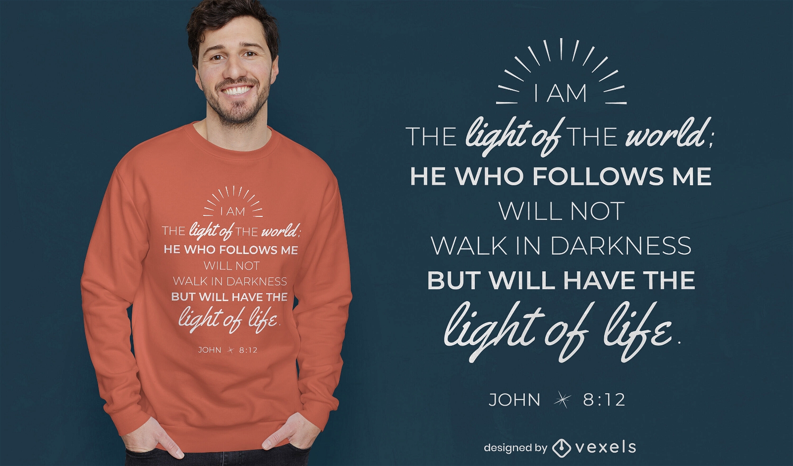 Bible verse religious quote t-shirt design