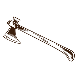 Warrior axe weapon PNG Design