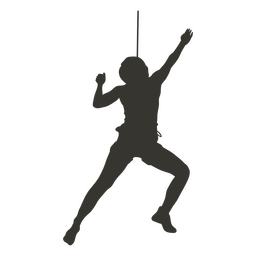 Klettern Bouldern Sport Menschen Silhouette PNG-Design