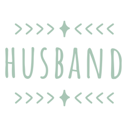 Cita de sentimiento de boda de esposo Diseño PNG