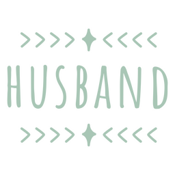 Husband wedding sentiment quote PNG Design Transparent PNG