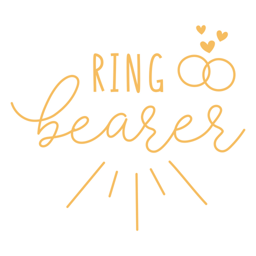 Ring bearer wedding sentiment quote