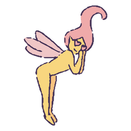 Fairy character in love PNG Design Transparent PNG