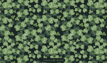 St Patrick's day clovers pattern