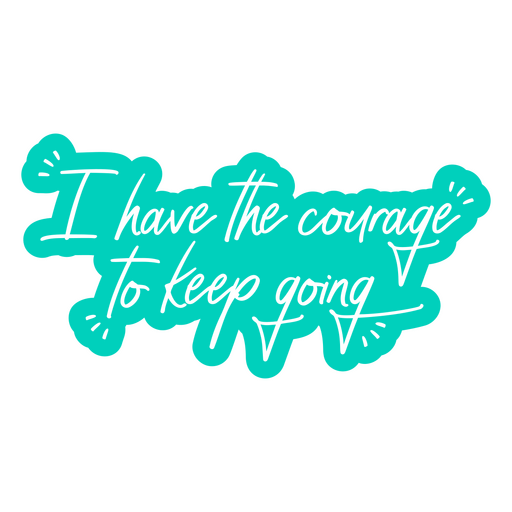 Keep going lettering quote PNG Design