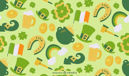 Ireland St Patrick pattern design