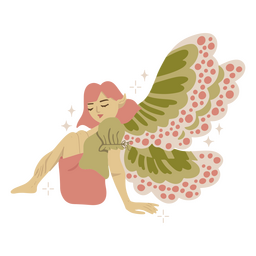 Fairy delicate magical creature PNG Design Transparent PNG