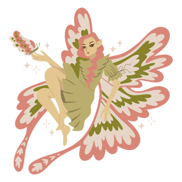 Hada mariposa criatura mágica Diseño PNG