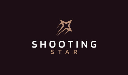 Sternschnuppen-Logo-Design