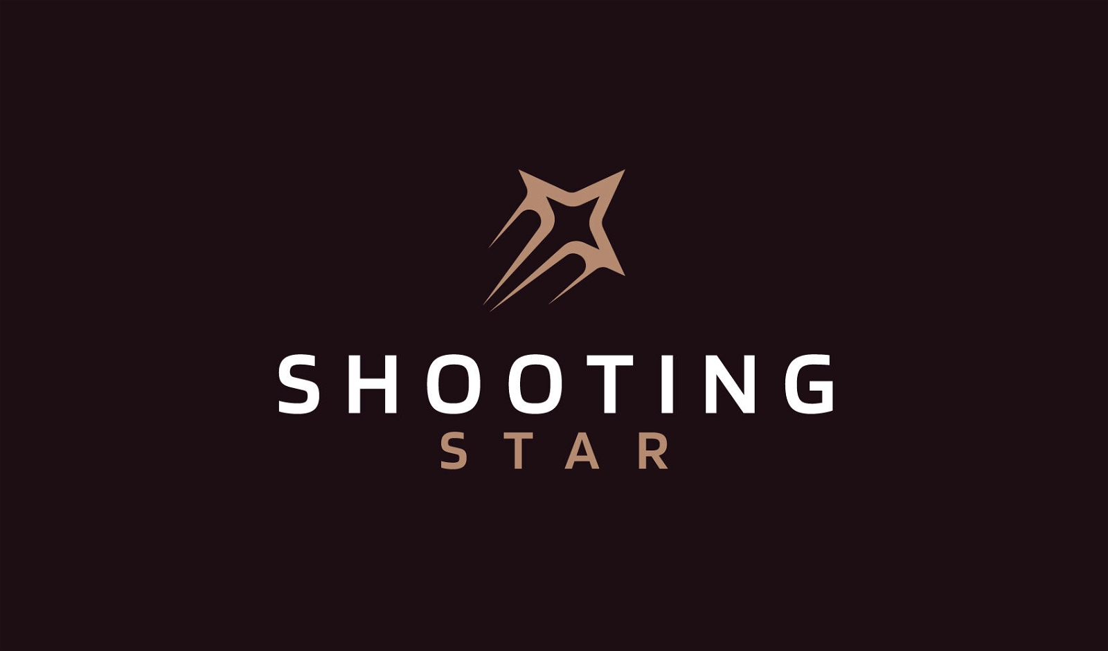 Shooting star logo design