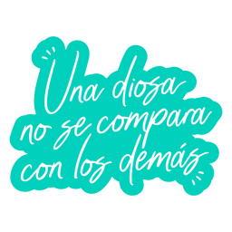 Citação de azul espanhol de amor próprio Desenho PNG