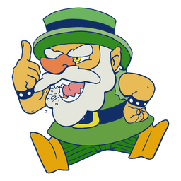 Personaje de duende loco Diseño PNG