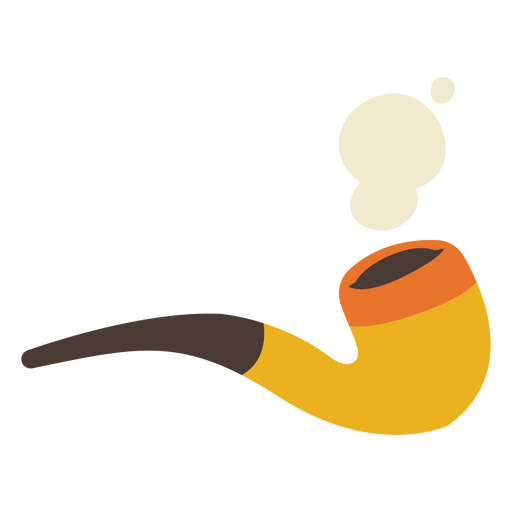 Icono de pipa de humo del d?a de San Patricio Diseño PNG