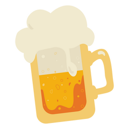 Icono de bebida de cerveza del día de San Patricio Diseño PNG