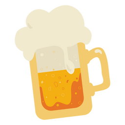 Saint Patrick's day beer drink icon PNG Design