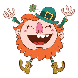 St Patrick's character leprechaun PNG Design Transparent PNG