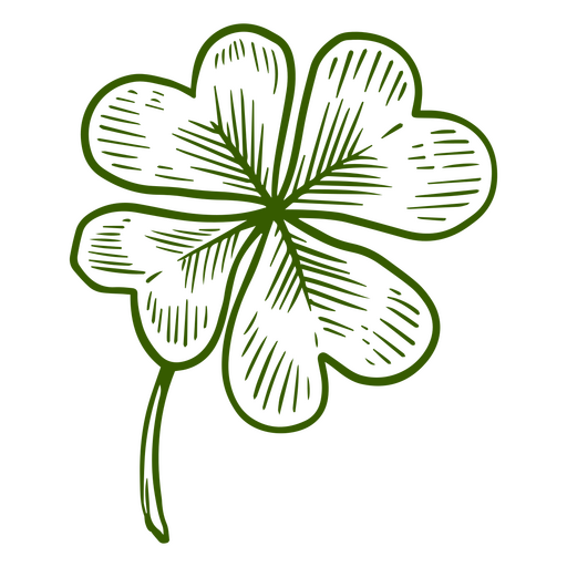 Saint Patrick's day clover icon
