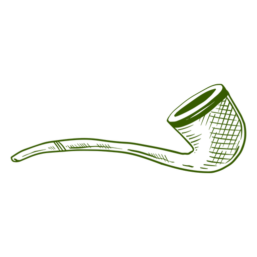 Saint Patrick's day smoking pipe icon PNG Design