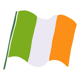 Ireland Flat Flag PNG & SVG Design For T-Shirts