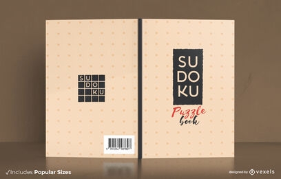 Sudoku-Spiel-Puzzle-Buch-Cover-Design