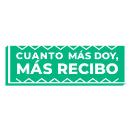 Spanish affirmation quote cut out PNG Design