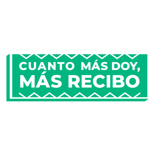 Spanish affirmation quote cut out PNG Design