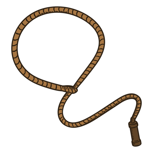 Wild west rope element PNG Design