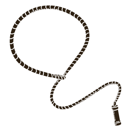 Simple wild west rope PNG Design
