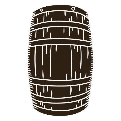 Barril de oeste selvagem simples Desenho PNG