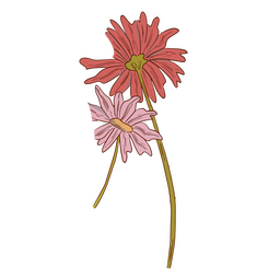 Diseño PNG Y SVG De Icono De Hada De Flores Místicas Para Camisetas Diseño PNG Y SVG De Icono De Hada De Flores Místicas Para Camisetas