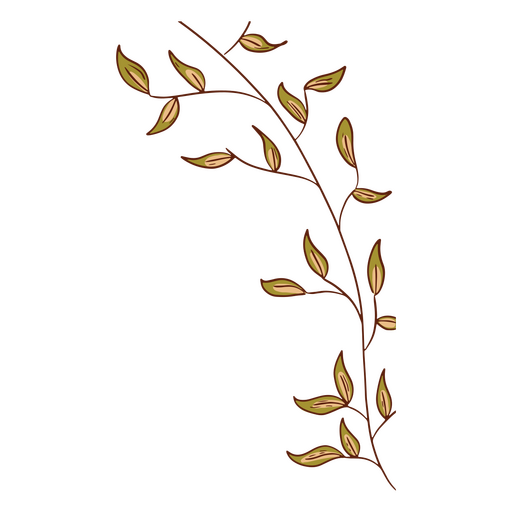 Mystic leaves branch fairy icon PNG Design