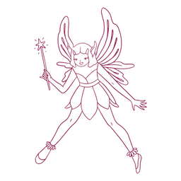 ? Fee, die Strichzeichnungen nach unten schaut PNG-Design