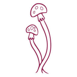 Pilze streicheln Amanita PNG-Design