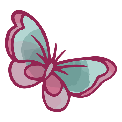 Icono de hada mariposa Diseño PNG
