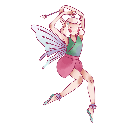 fairy with wand cartoon