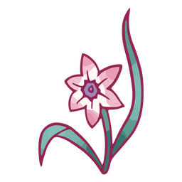 Blumenfee-Symbol PNG-Design