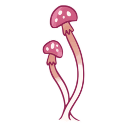Ícone de fada mística de cogumelos Desenho PNG Transparent PNG