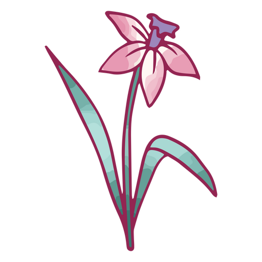 Blumenfee-Cottagecore-Symbol PNG-Design