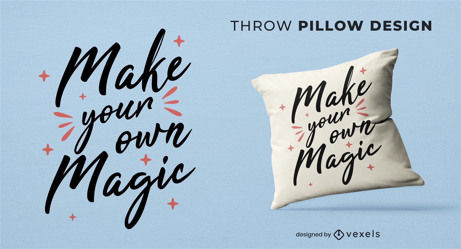 Your magic throw pillow design