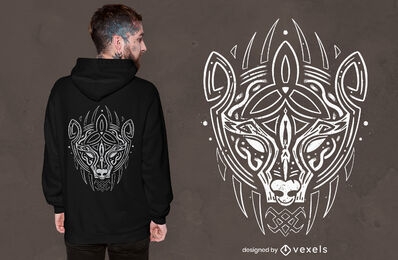Viking bear t-shirt design