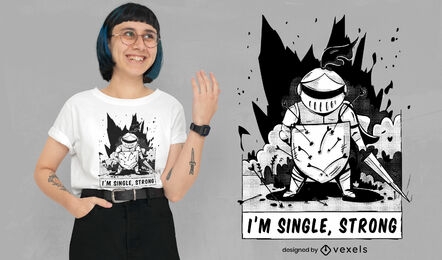 Anti love Knight t-shirt design