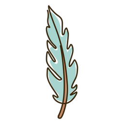 Cor de linha contínua de penas Desenho PNG