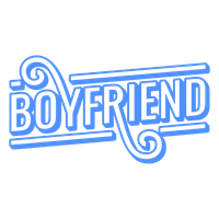 Boyfriend Vintage Word Lettering PNG SVG Design For T Shirts