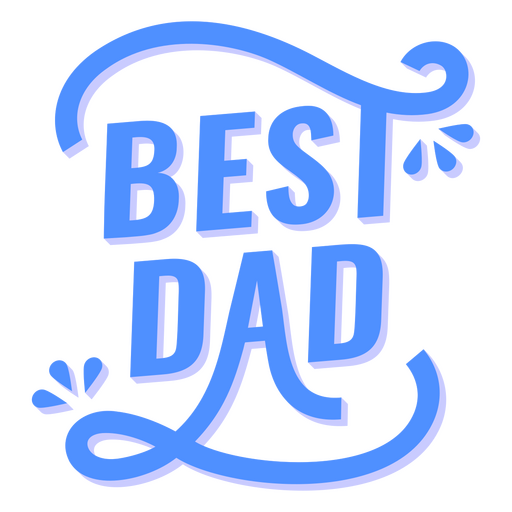 Best Dad Stylized Quote