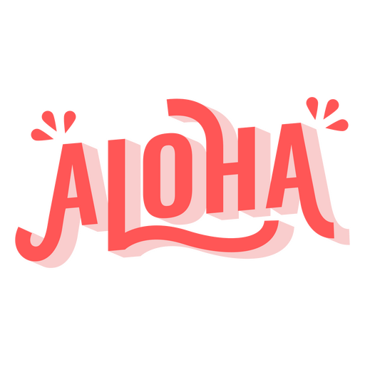 Cotización semiplana de Aloha Diseño PNG