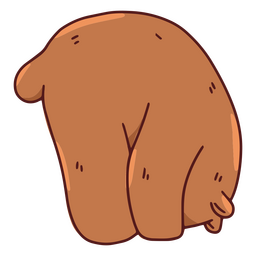 Grizzly bear stretching PNG Design Transparent PNG