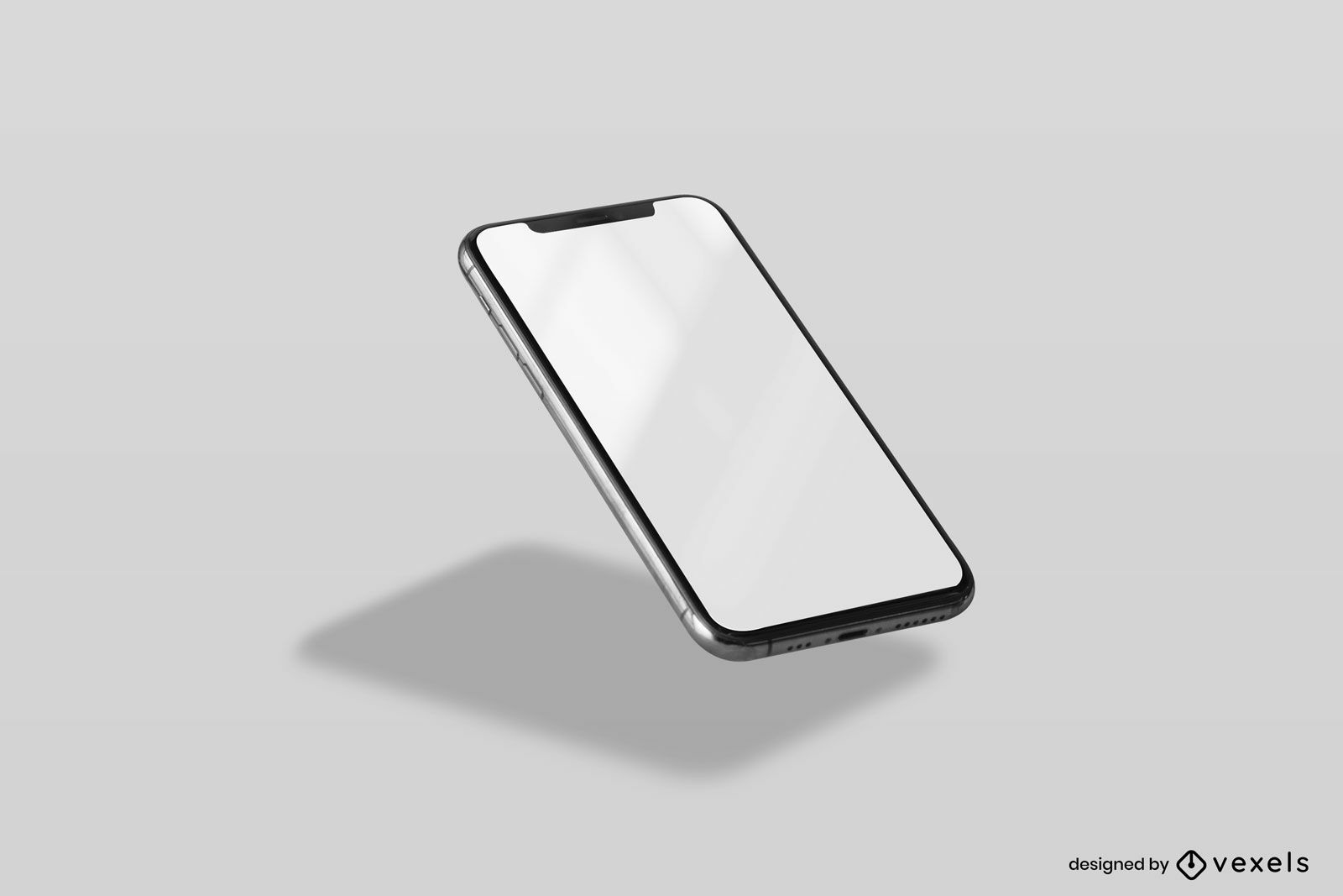 Smartphone screen technology mockup